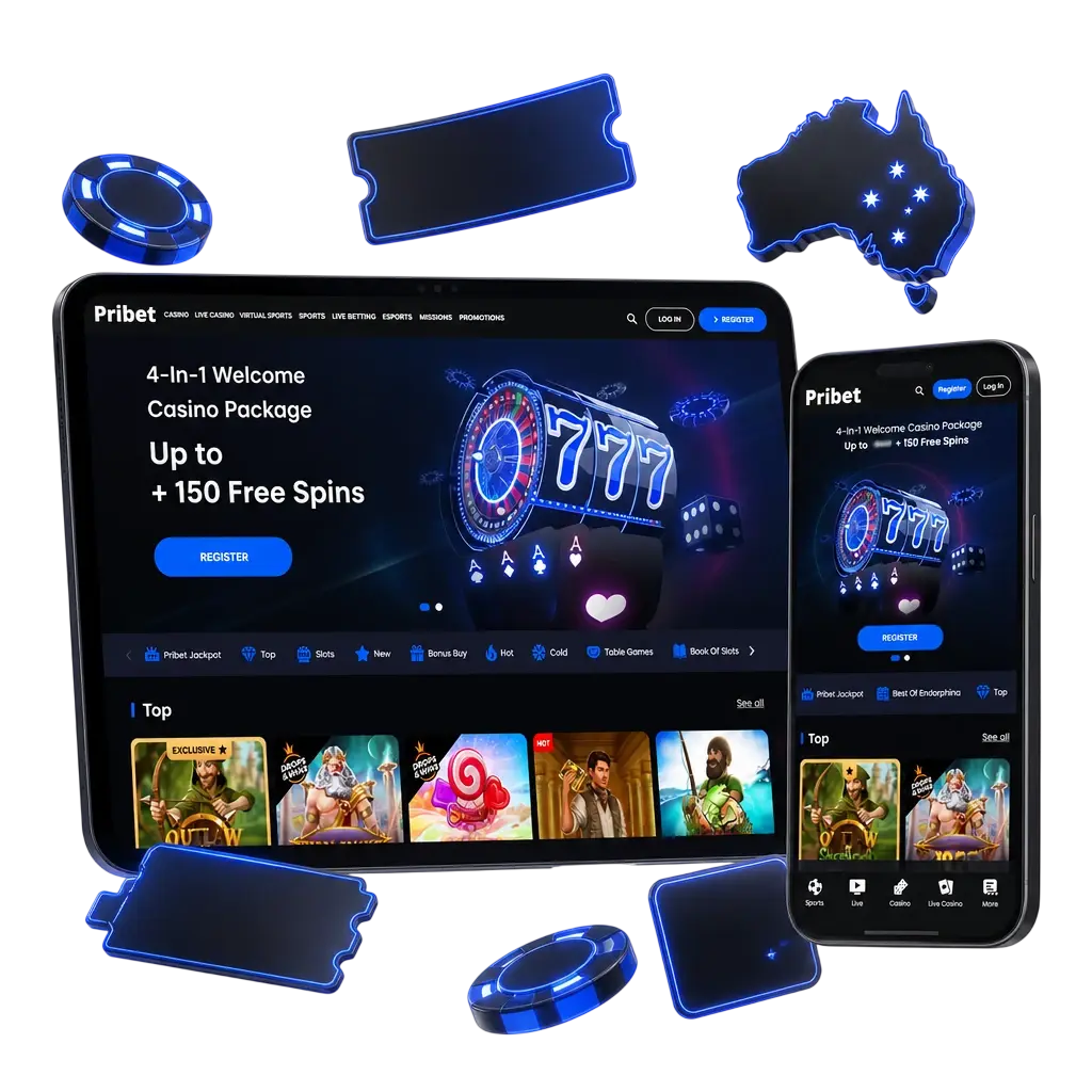 Pribet Bonus Overview: 4-in-1 Welcome Casino Package and Sports Welcome Bonus for Australian players