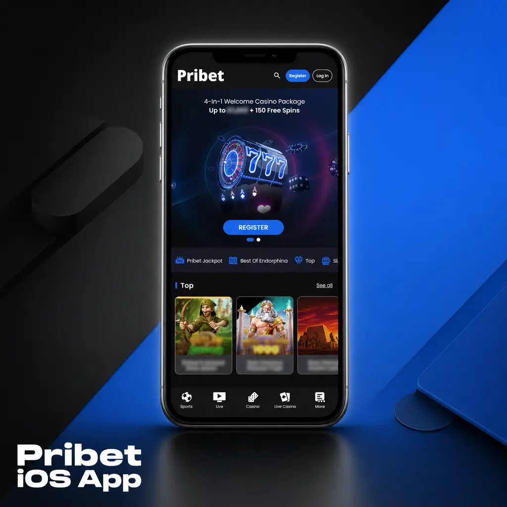 Pribet iOS web app install guide showing steps to add the mobile site to your home screen and sign in