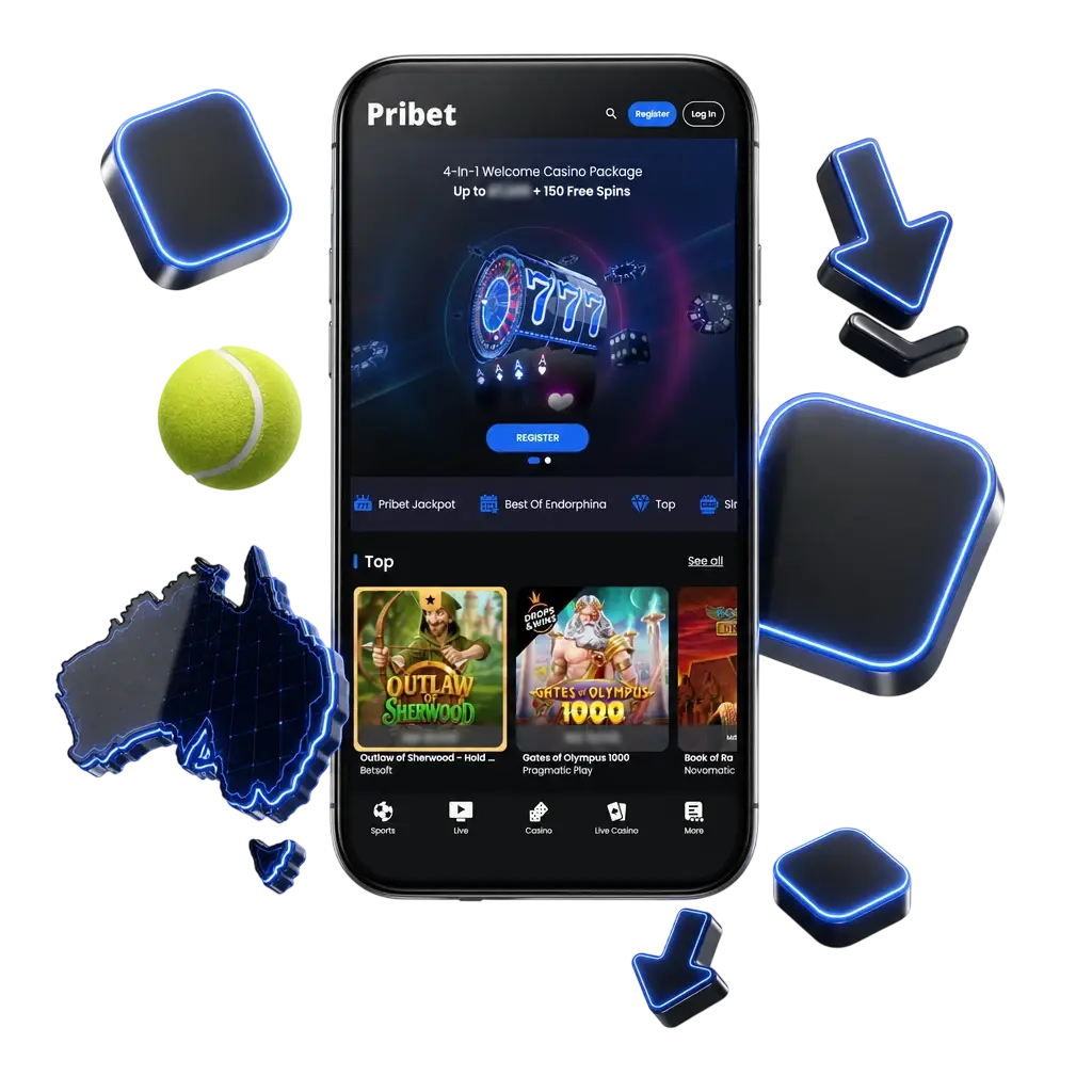 Step-by-step guide showing how to install Pribet on iOS via Safari and add it to the home screen